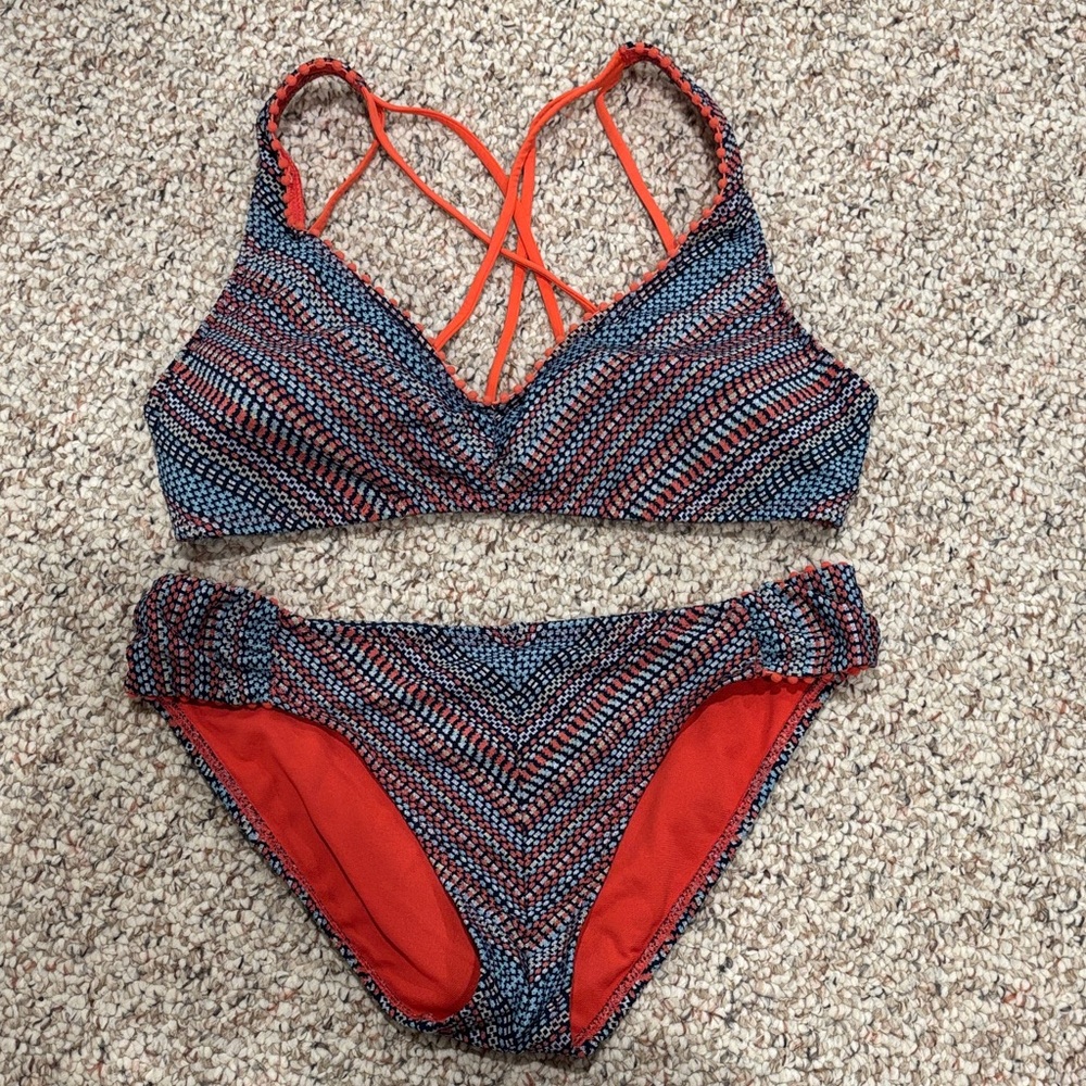 Lucky Brand Multicolor Bikini Set
